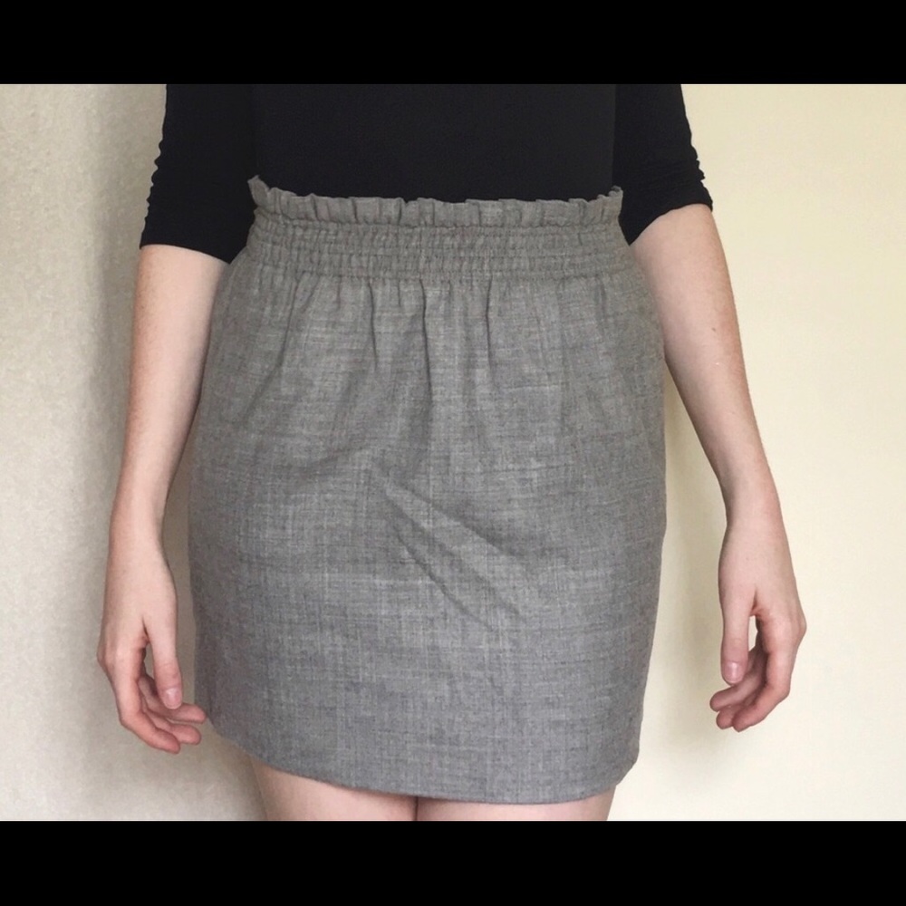 J Crew Wool Sidewalk Skirt